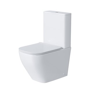 Унитаз Style GR-4453S (620*365*830) напольный БЕЗОБОДКОВЫЙ с тонкой крышкой