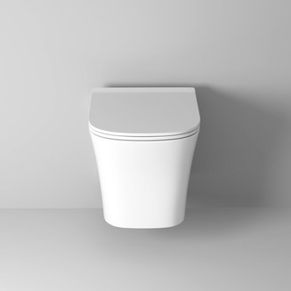 Унитаз Style GR-4474S (485*355*350) подвесной БЕЗОБОДКОВЫЙ с тонкой крышкой