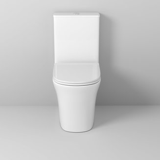 Унитаз Classic GR-4466S (620*365*820) напольный БЕЗОБОДКОВЫЙ с тонкой крышкой