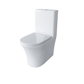 Унитаз Classic GR-4466S (620*365*820) напольный БЕЗОБОДКОВЫЙ с тонкой крышкой