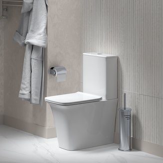 Унитаз Galaxy GR-4468S (620*345*800) напольный БЕЗОБОДКОВЫЙ с тонкой крышкой