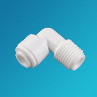 Фитинг угловой 1/4-1/4 трубка-резьба ME0404