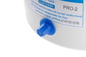 Накопительный бак (металл) для бытового обратного осмоса, 1/4\",12 л, 4'' NPT (кран в комплектe)