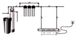 Установка обеззараживания воды SDB-330 - 55w, 6 Lamps TOPAQUA