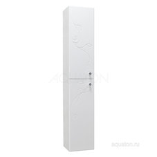 Шкаф - колонна Aquaton Лиана подвесная левая белый 1A163003LL01L