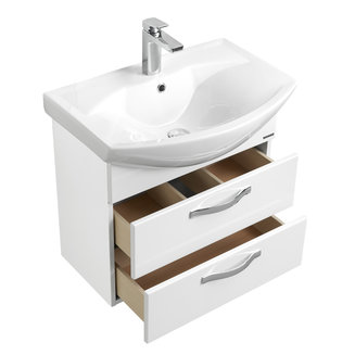 Тумба под раковину AQUATON Ария 65 М белый 1A123301AA010