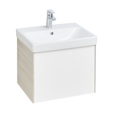 Тумба под раковину AQUATON Асти 55 белый глянец 1A263101AXD70