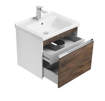 Тумба под раковину AQUATON Капри 60 таксония темная 1A230101KPDB0