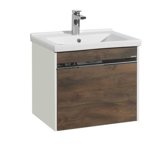 Тумба под раковину AQUATON Капри 60 таксония темная 1A230101KPDB0