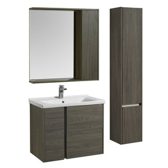 Тумба под раковину AQUATON Стоун 80 грецкий орех 1A228201SXC80