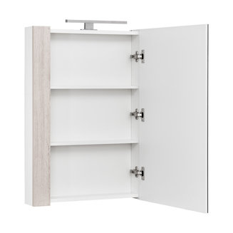 Зеркальный шкаф AQUATON Кантри 55 белый, дуб верона 1A257702AHB20