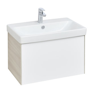 Тумба под раковину AQUATON Асти 70 белый глянец 1A263001AXD70