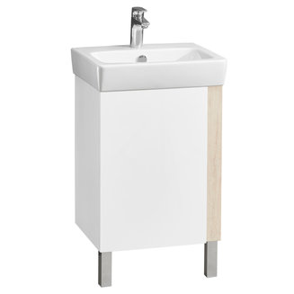 Тумба под раковину AQUATON Кантри 50 белый, дуб верона 1A257801AHB20