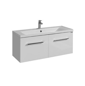 Тумба под раковину AQUATON Мадрид 100 М 2 ящика белый 1A128001MA010