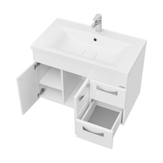 Тумба под раковину AQUATON Диор 80 белый 1A167801DR010