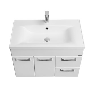 Тумба под раковину AQUATON Диор 80 белый 1A167801DR010