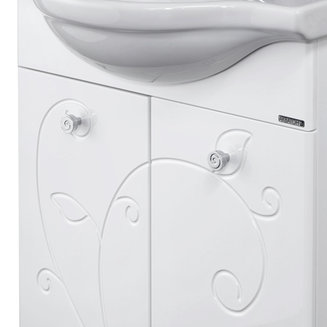 Тумба под раковину AQUATON Лиана 60 белый 1A163101LL010