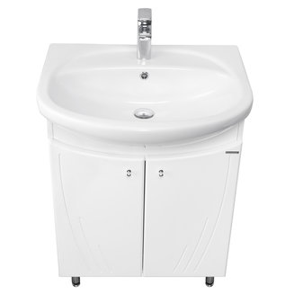 Тумба под раковину AQUATON Минима Н 65 белый 1A104201MN010