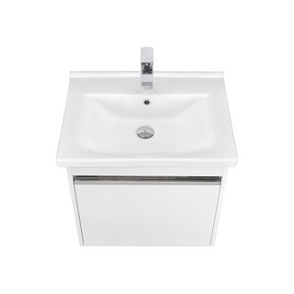 Тумба под раковину AQUATON Капри 60 белый глянец 1A230101KP010