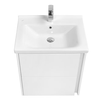 Тумба под раковину AQUATON Стоун 60 белый 1A231401SX010