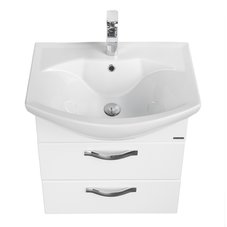 Тумба под раковину AQUATON Ария 50 М подвесная белый 1A140001AA010