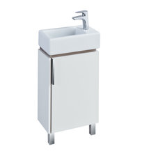 Тумба под раковину AQUATON Бэлла белый, джарра 1A221501BBAZ0