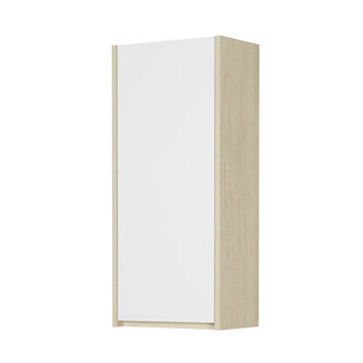 Полуколонна AQUATON Сканди белый, дуб верона 1A255003SDB20