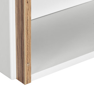 Тумба под раковину AQUATON Эклипс М подвесная эбони светлый правая 1A172801EK49R