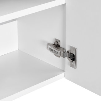 Тумба под раковину AQUATON Эклипс М подвесная эбони светлый правая 1A172801EK49R