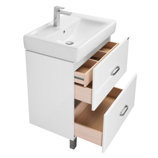 Тумба под раковину AQUATON Америна 60 Н белый 1A169201AM010