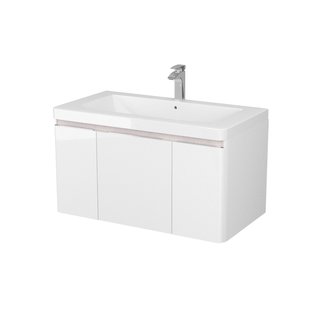 Тумба под раковину AQUATON Шерилл 85 белый 1A208801SH010
