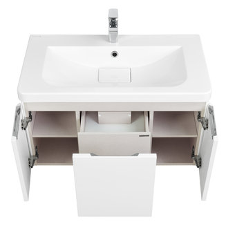 Тумба под раковину AQUATON Шерилл 85 белый 1A208801SH010