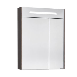 Зеркальный шкаф AQUATON Сильва 60 дуб макиато 1A216202SIW50