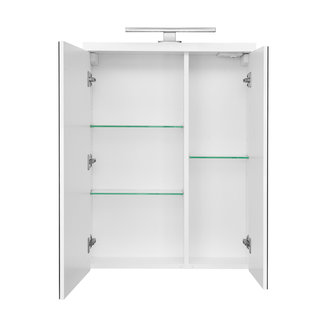 Зеркальный шкаф Aquaton Брук 60 белый 1A200502BC010