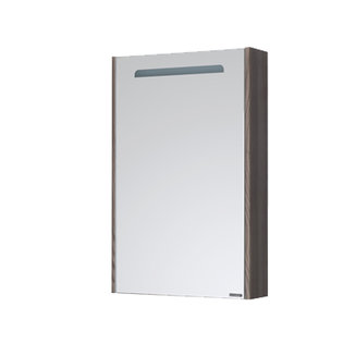 Зеркальный шкаф AQUATON Сильва 50 дуб макиато 1A215502SIW5L