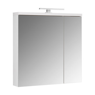 Зеркальный шкаф Aquaton Брук 80 белый 1A200602BC010