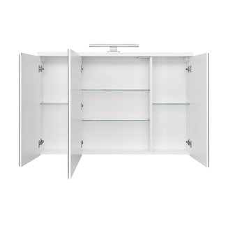 Зеркальный шкаф Aquaton Брук 120 белый 1A200802BC010