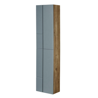 Шкаф навесной AQUATON Мишель дуб рустикальный, фьорд 1A243903MIX30