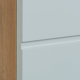 Шкаф навесной AQUATON модуль Мишель 43 дуб рустикальный, фьорд 1A244203MIX30