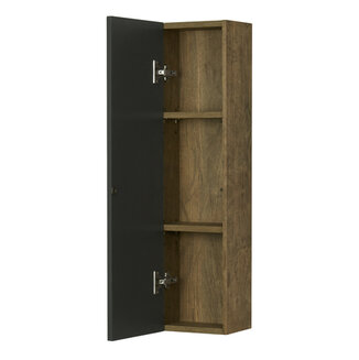 Шкаф навесной AQUATON модуль Терра 24 дуб кантри, антрацит 1A247403TEKA0