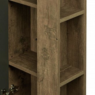 Шкаф навесной AQUATON модуль Терра 35 дуб кантри, антрацит 1A247103TEKA0