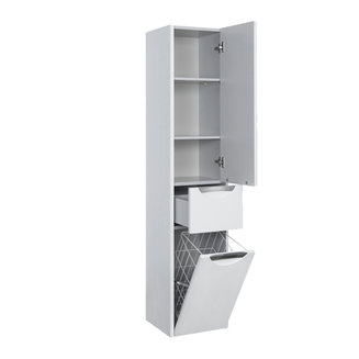 Шкаф - колонна AQUATON Сильва правый дуб полярный 1A215603SIW7R