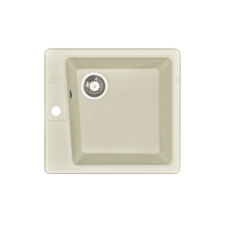 Мойка для кухни из литого мрамора AQUATON Парма квадратная жемчуг 1A713032PM240