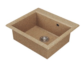 Мойка для кухни из литого мрамора AQUATON Линеа 58 песочный 1A733032LW220