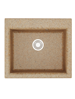 Мойка для кухни из литого мрамора AQUATON Линеа 58 песочный 1A733032LW220
