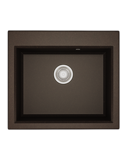 Мойка для кухни из литого мрамора AQUATON Линеа 58 кофе 1A733032LW280