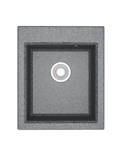Мойка для кухни из литого мрамора AQUATON Линеа 43 серый 1A732932LW230