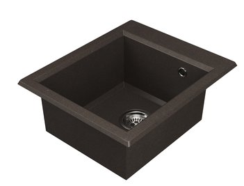 Мойка для кухни из литого мрамора AQUATON Линеа 43 кофе 1A732932LW280