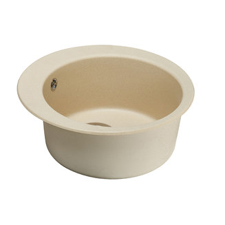 Мойка для кухни из литого мрамора AQUATON Иверия круглая шампань 1A711032IV290