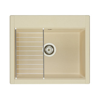 Мойка для кухни из литого мрамора AQUATON Делия 60 прямоугольная шампань 1A715232LD290